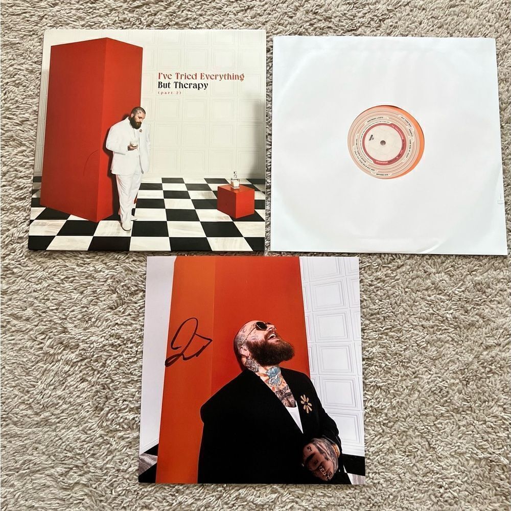 Teddy Swims I've Tried Everything But Therapy Part 2 Vinyl LP Autographed Signed